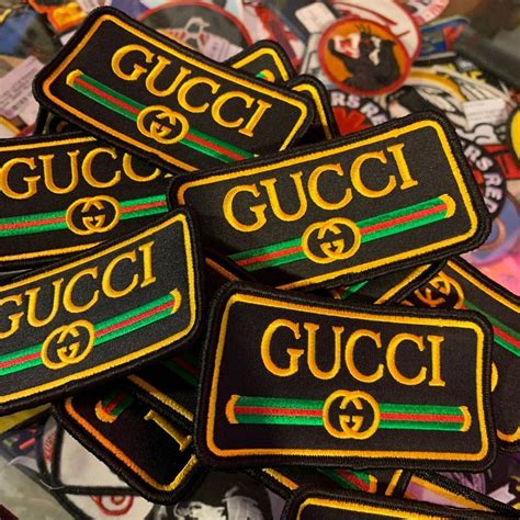 fake gucci patches|gucci embroidery patch.